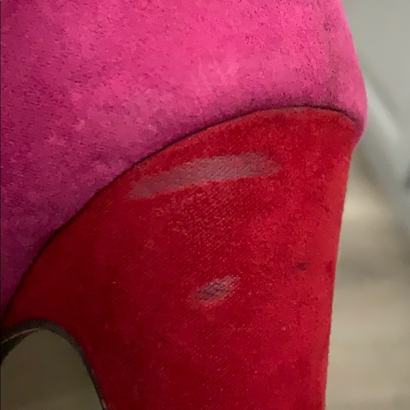 Pink Open-toed High Heels 👠 - Picture 7 of 8